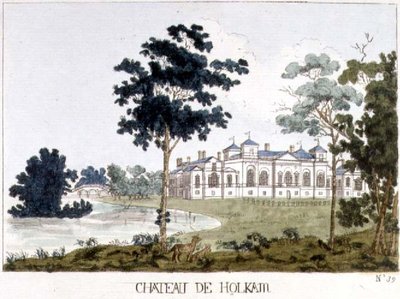 Holkham Hall, Norfolk, illustration de 