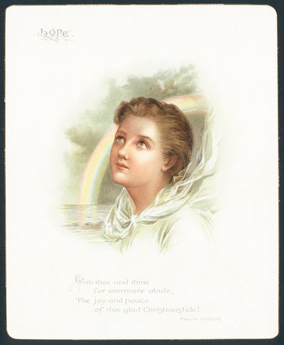 Espoir, carte de Noël - English School