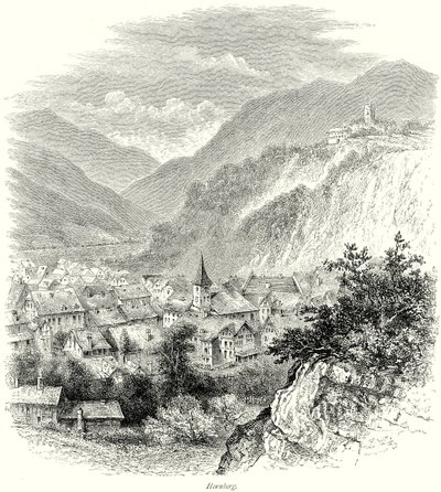 Hornberg (gravure) - English School
