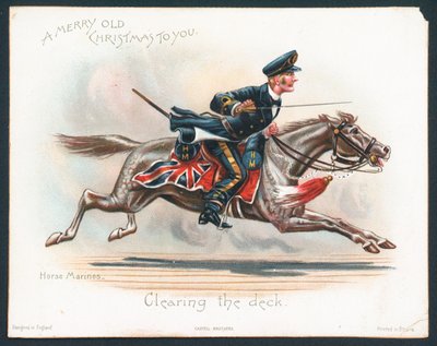 Carte de Noël des Horse Marines - English School