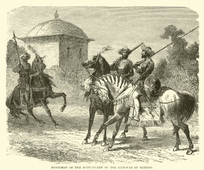 Cavaliers de la garde du corps du Gaikwar de Baroda - English School