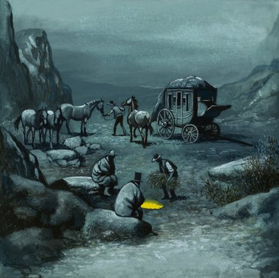 Les chevaux étaient changés pendant le voyage - English School