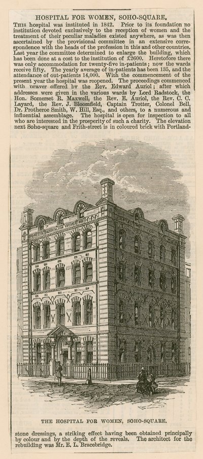 Hôpital pour femmes, Soho Square - English School
