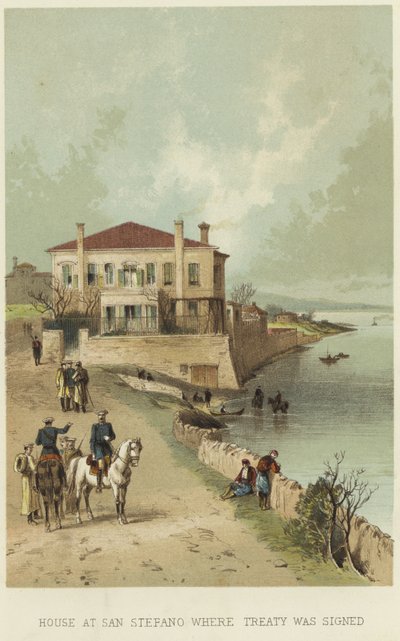 Maison à San Stefano où le traité a été signé - English School