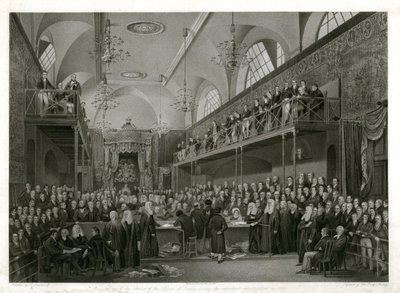 Chambre des Lords lors de l