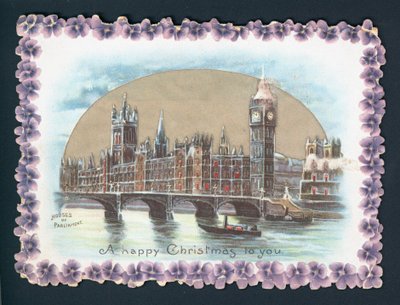 Houses of Parliament en hiver - English School