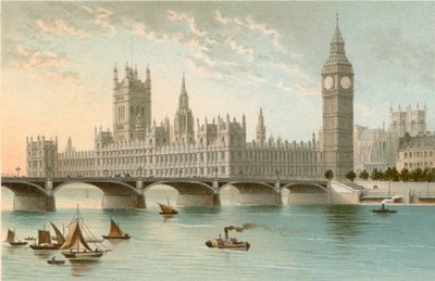 Maisons du Parlement et Pont de Westminster - English School