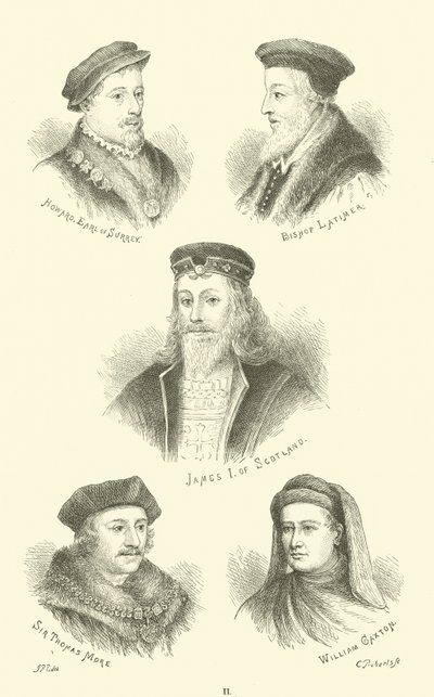 Howard, comte de Surrey, évêque Latimer, Jacques Ier d