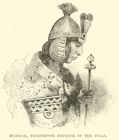 Huascar, treizième empereur des Incas - English School