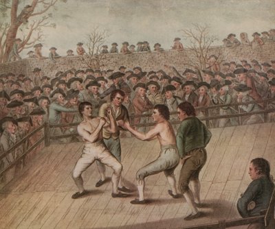 Combat entre Humphreys et Mendozo à Odiham - English School