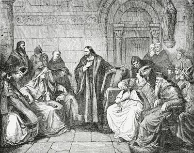 Huss devant le Conseil, 1882 - English School