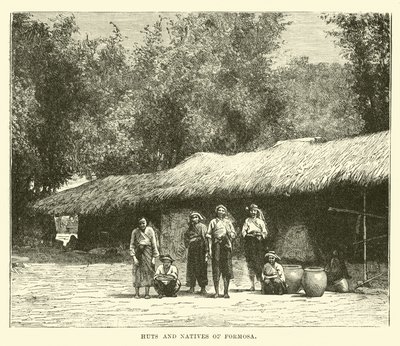 Huttes et indigènes de Formose - English School
