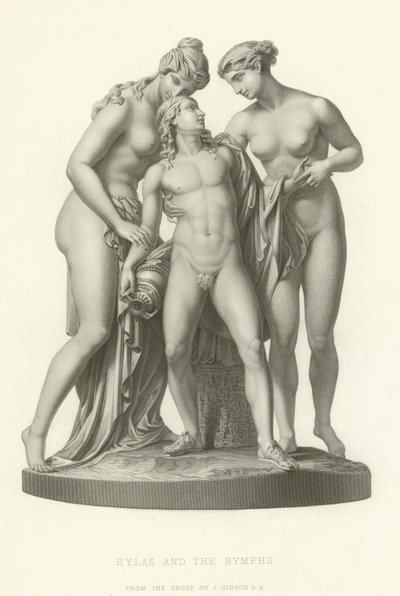 Hylas et les nymphes - English School