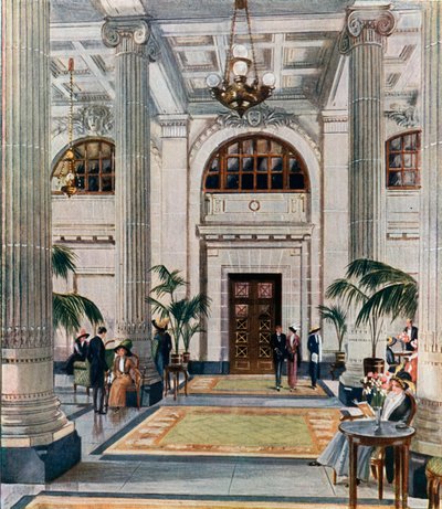 Hypostyle Hall du New Midland Adelphi Hotel, Liverpool - English School