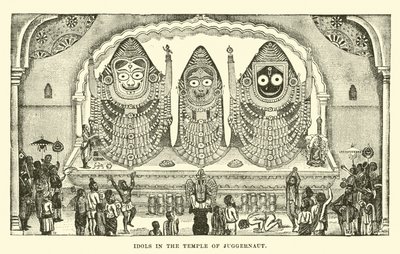 Idoles dans le temple de Juggernaut - English School