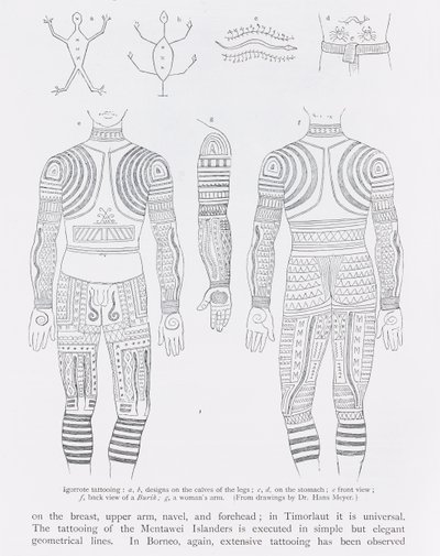 Tatouage Igorrote, de 