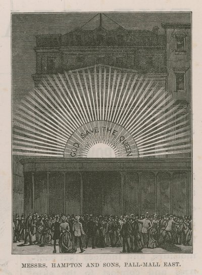 Illuminations ornant Messrs Hampton and Sons - English School