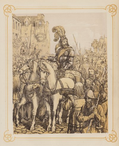Illustration pour La Guerre Sainte de John Bunyan - English School