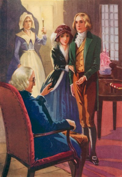 Illustration pour John Halifax Gentleman par Dinah Maria Mulock - English School