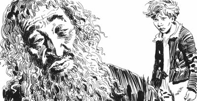 Illustration pour Oliver Twist de Charles Dickens - English School