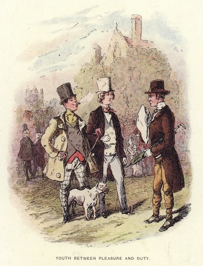 Illustration pour Pendennis par Thackeray - English School