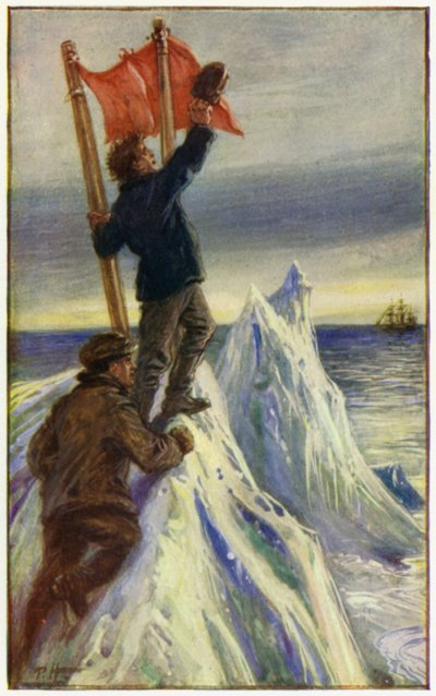 Illustration pour Peter The Whaler par William H G Kingston - English School