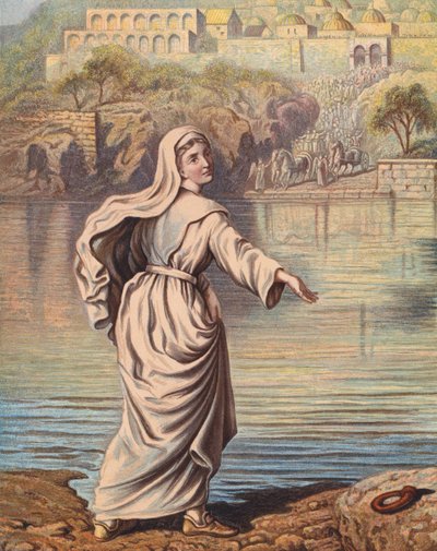 Illustration pour Le Voyage du Pèlerin de John Bunyan - English School