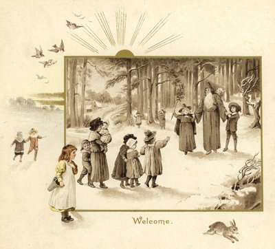 Illustration pour La Venue du Père Noël - English School