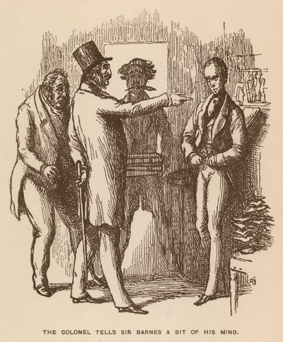Illustration pour Les Newcomes de Thackeray - English School