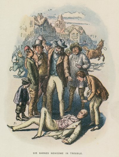 Illustration pour The Newcomes par Thackeray - English School