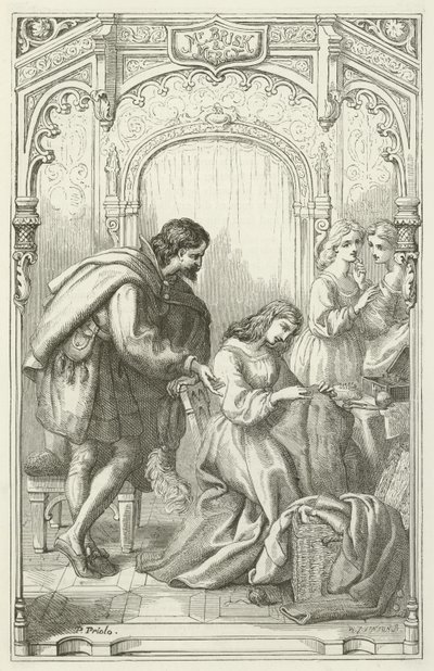 Illustration pour Le Voyage du Pèlerin de John Bunyan - English School