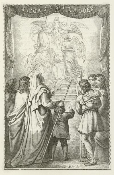 Illustration pour Le Voyage du Pèlerin de John Bunyan - English School