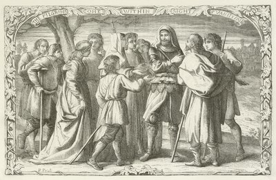 Illustration pour Le Voyage du Pèlerin de John Bunyan - English School