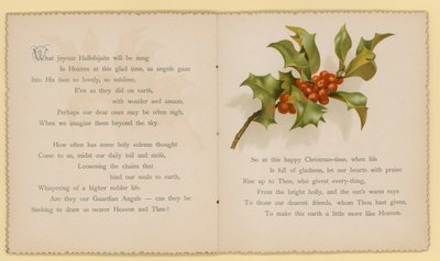 Illustration pour Tidings Of Joy par Dora Ross (lithographie en couleur) - English School