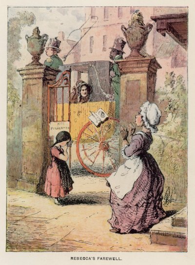 Illustration pour Vanity Fair par Thackeray - English School
