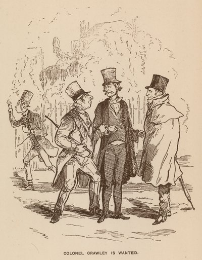 Illustration pour Vanity Fair par Thackeray - English School