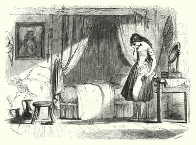 Illustration pour le ballet, Ondine ou La Naïade (gravure) - English School