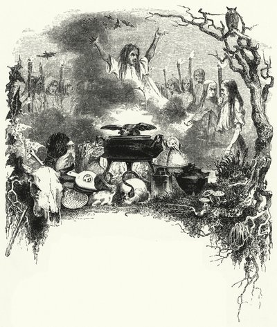 Illustration pour le ballet, La Sylphide (gravure) - English School