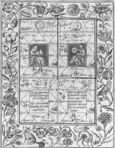 Illustration tirée du Theatrum Chemicum Britannicum par Elias Ashmole, 1652 - English School