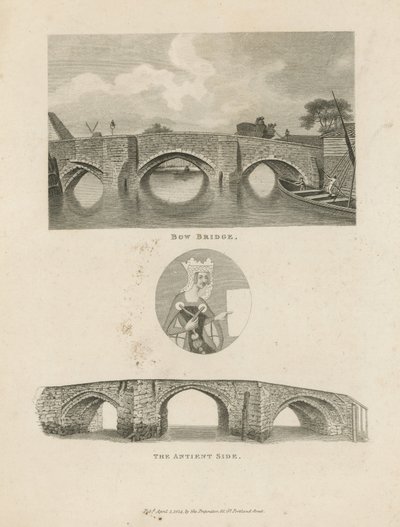 Illustrations représentant le Bow Bridge - English School