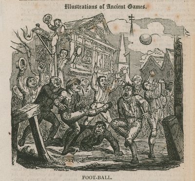 Illustrations des jeux anciens : Football - English School