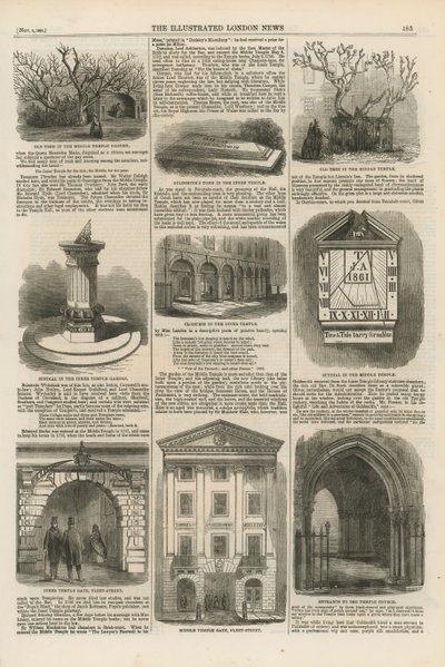 Illustrations de Temple - English School