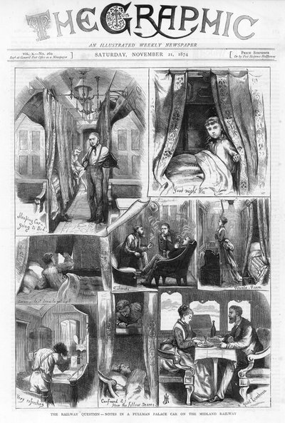 Dans un Pullman Palace Car sur le Midland Railway - English School