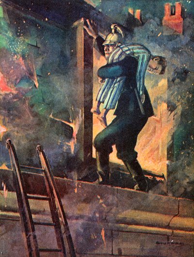 Dans le mille (lithographie couleur) - English School