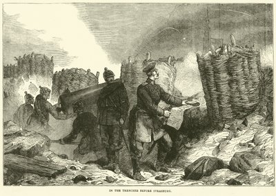 Dans les tranchées devant Strasbourg, septembre 1870 - English School