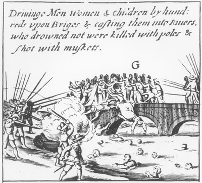 Incident pendant la rébellion de Tyrone à Portadown, en 1641-42 - English School