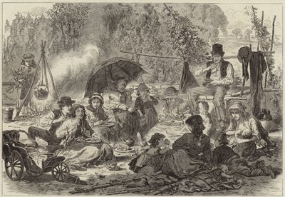 Incidents de la récolte du houblon - English School