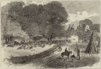 Incidents de la récolte du houblon - English School