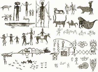 Hiéroglyphes indiens - English School