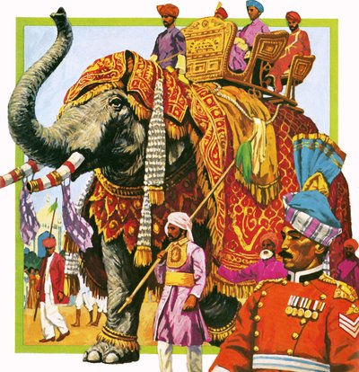 Éléphant indien - English School